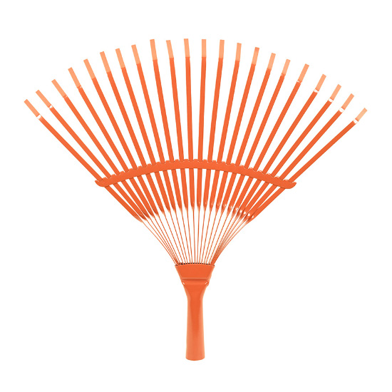 metal garden rake