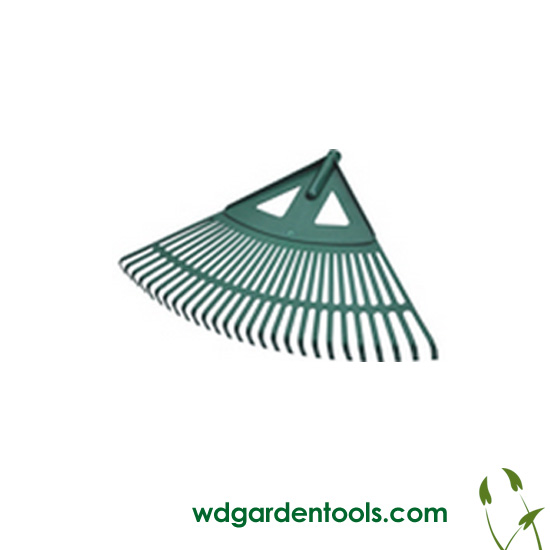 Plastic leaf rake