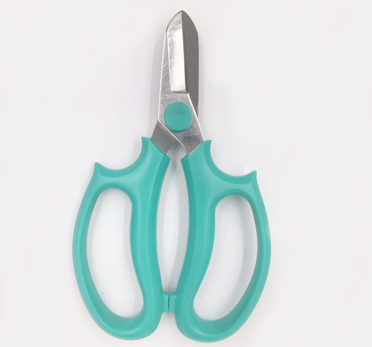 rose shears flower cutting scissors in flower