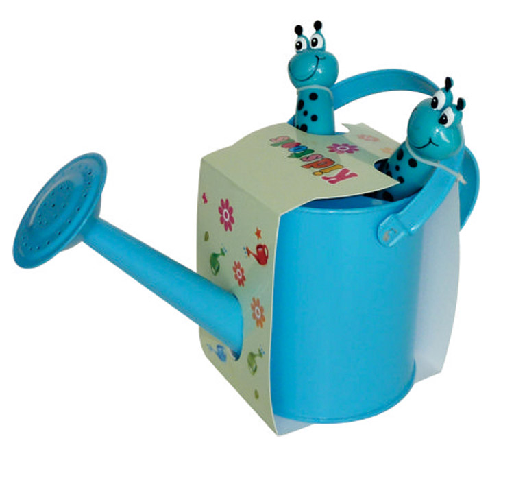 Kids garden tool set with watering can