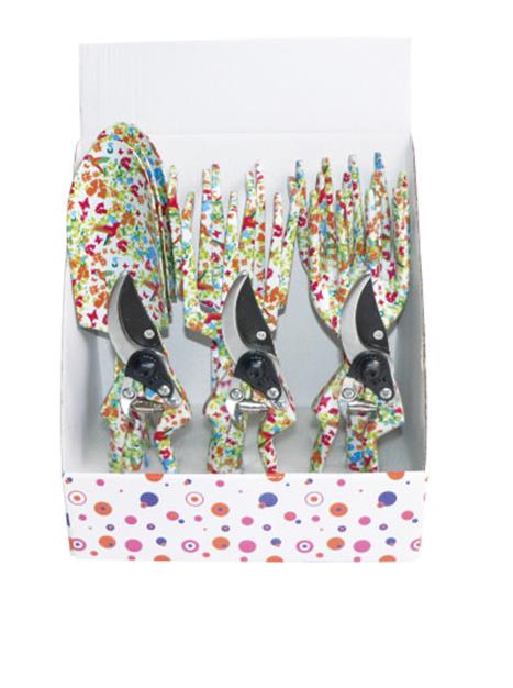 3 piece garden tool set with pruning shear