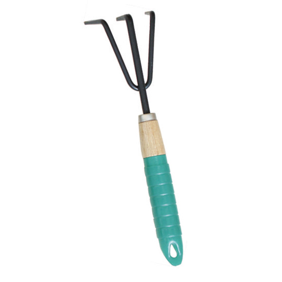 3 teeth plant rake